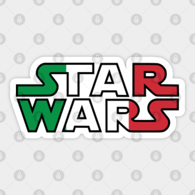 Italy Star Wars Logo Switaly Sticker Teepublic Au