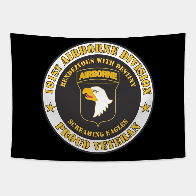 101st Airborne Division Veteran Tapestry by MBK