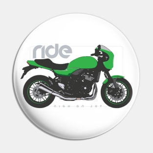 Ride rs cafe green Pin