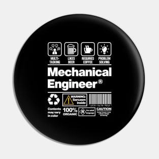 'Mechanical Engineer' Funny Mechanic Pin