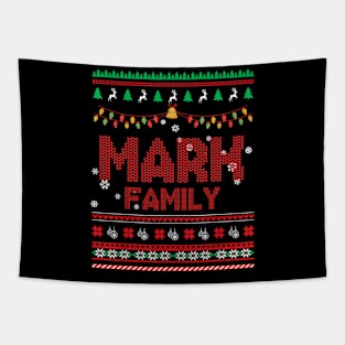 Mark Family Christmas, Name Xmas , Merry Christmas, Name , Birthday, Middle name Tapestry