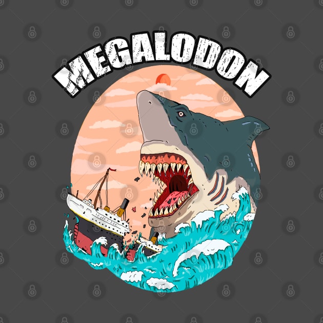 megalodon shark by Ragna.cold