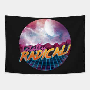 Totally Awesome 80's Retro Metal Space Rock Band Tapestry