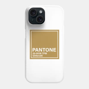 pantone 20-0038 TPM Glitteratti Phone Case