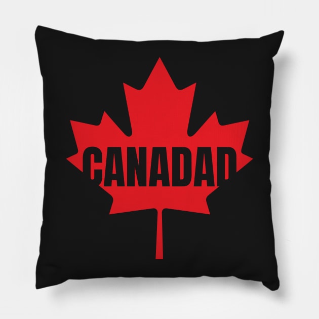 Canadad - Fathers Day Canada Day Pillow by jacobtopping247