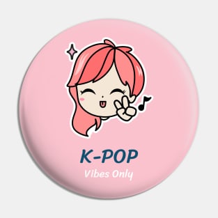 k-pop fan girl Pin