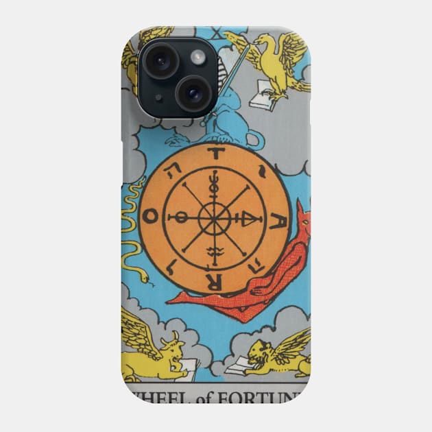 The Wheel of Fortune Tarot Card Phone Case by Star Scrunch