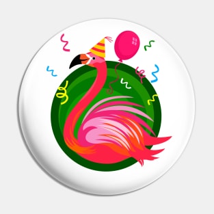 Flamingo Party Pin