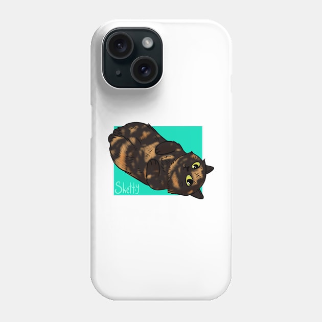 Tortie Potato Phone Case by jastinamor