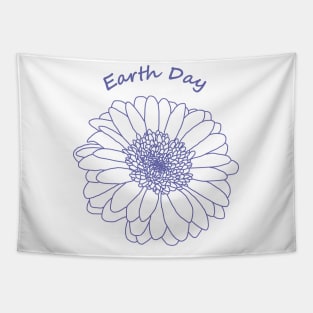 Very Peri Daisy for Earth Day Tapestry