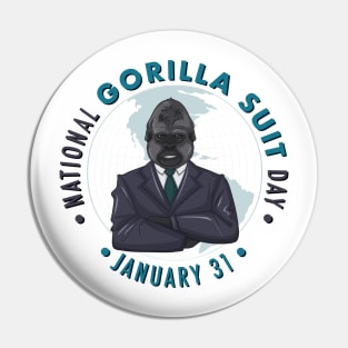 National Gorilla Suit Day Pin