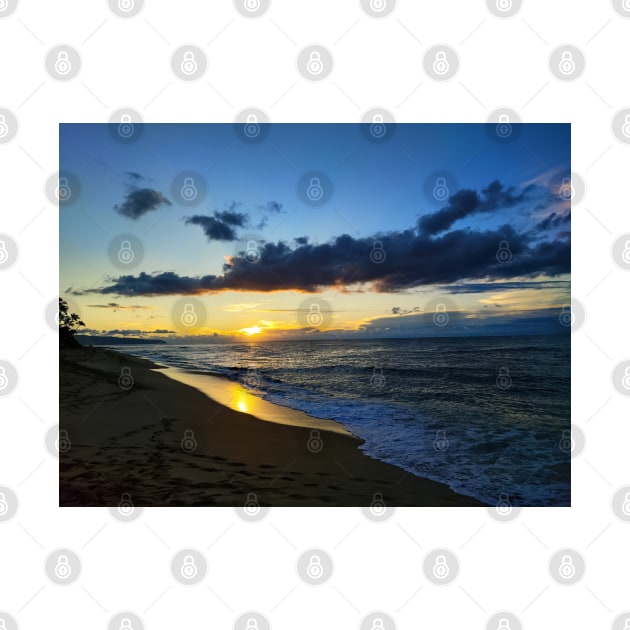 Beach Sunset Honolulu by RaduRd