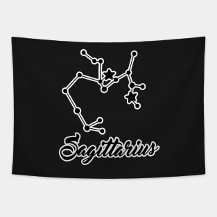 Sagittarius Zodiac Constellation Design Tapestry