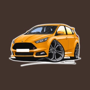 Ford Focus (Mk3)(Facelift) ST Orange T-Shirt