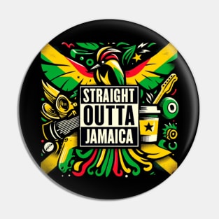 Straight Outta Jamaica Pin