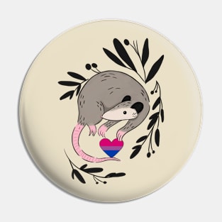 Bisexual Pride Possum Pin