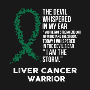 The Devil- Liver cancer Awareness Support Ribbon T-Shirt