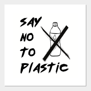Say No To Plastic Bags Posters And Art Prints Teepublic