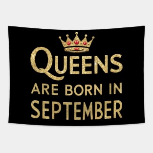 Queen Are Born In September Tapestry