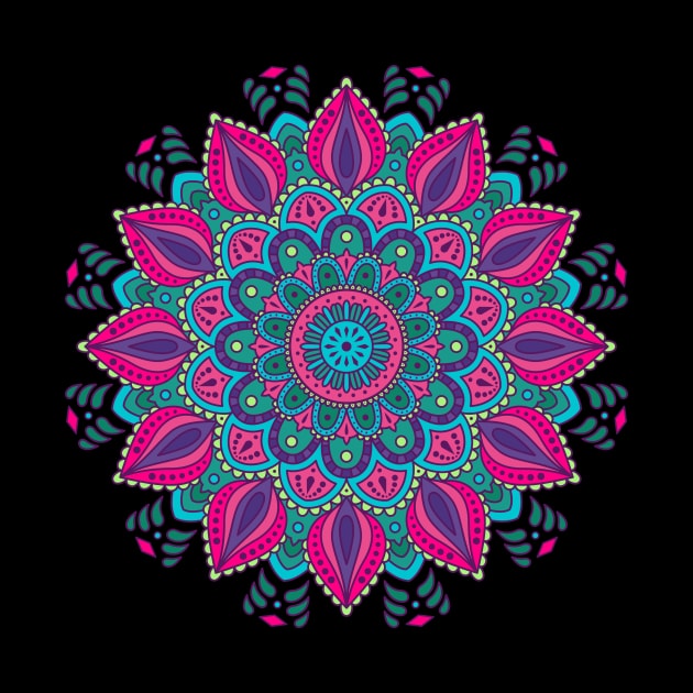 mandala-design, mandala-art, geometric, abstract, mandala and spirituality, colorful, rainbow, mandala pattern, mandala flower patterns, Flower Mandala ,Spirituality by Utopia Shop