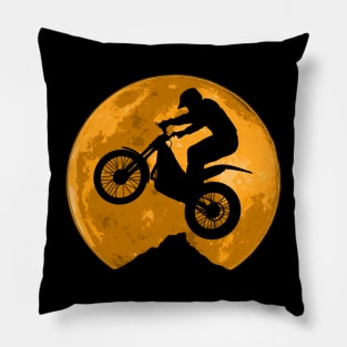 Night Motocross Pillow