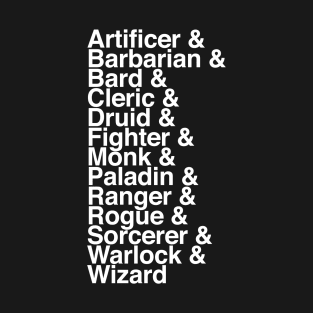 Dungeons & Dragons Class T-Shirt