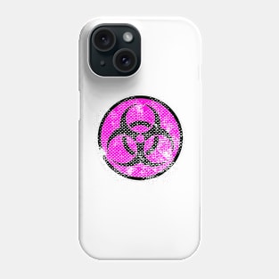 Pink Distressed Toxic Symbol Phone Case