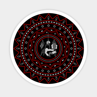 capoeira mandala Magnet