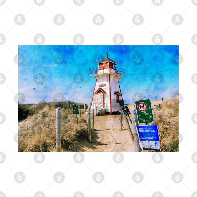 Covehead Lighthouse PEI 15 by Robert Alsop