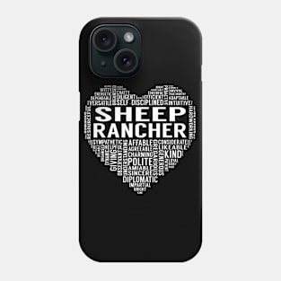 Sheep Rancher Heart Phone Case