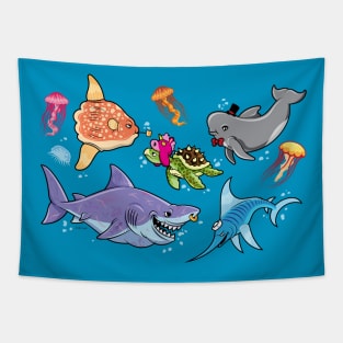 Sea Party Tapestry