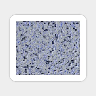 Pattern in gray-blue color modern stylized abstract Magnet