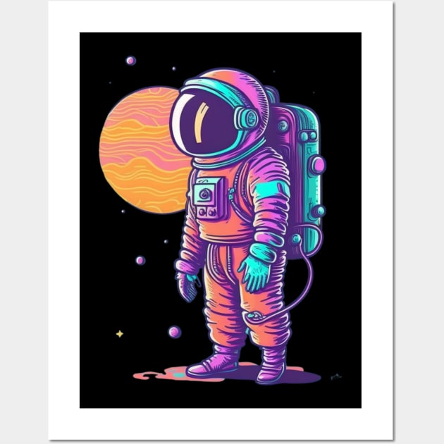 astronaut pop art