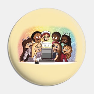 Surfing the Net with the AG dolls Pin