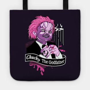 Chucky The Godfather color PINK Tote