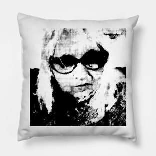 Woman in Glasses Pillow