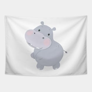 Cute Baby Hippo Tapestry