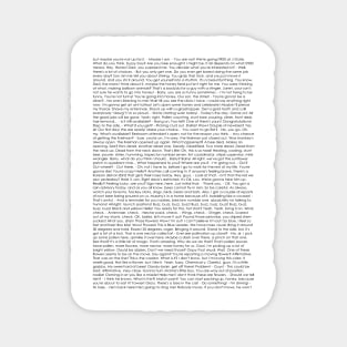 Bee Movie Script Magnet