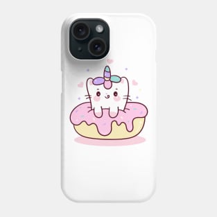 unicorn cats cute kitty Phone Case