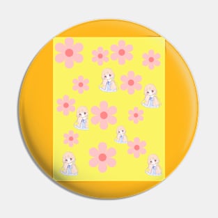 Flowers design Pin