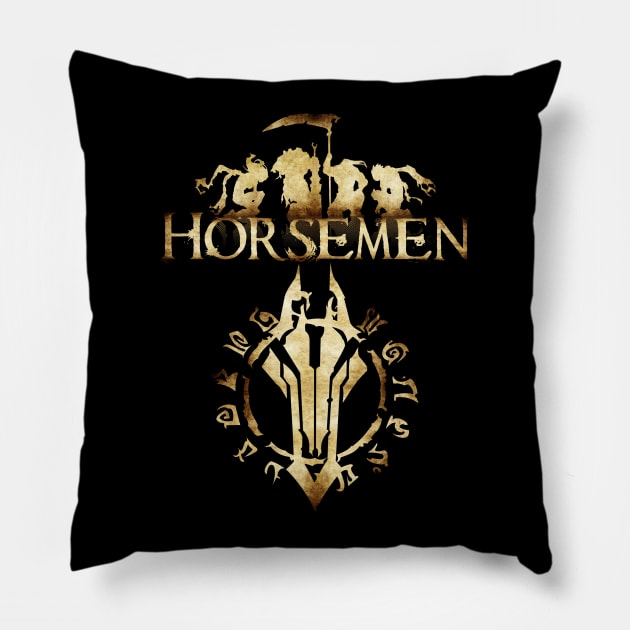 Horsemen Pillow by Blayde