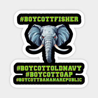 Boycott Fisher Old Navy Gap Banana Republic Oakland Athletics Magnet