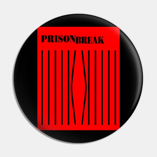 Prison Break red Pin by tinastore