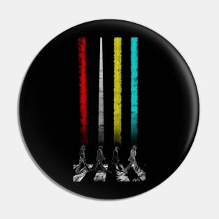 Walking Beatles Pin