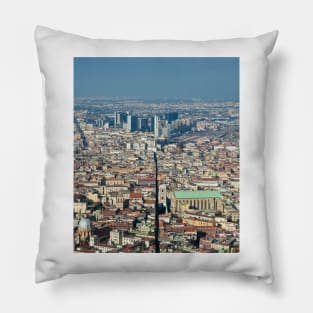 Panorama of Naples Pillow