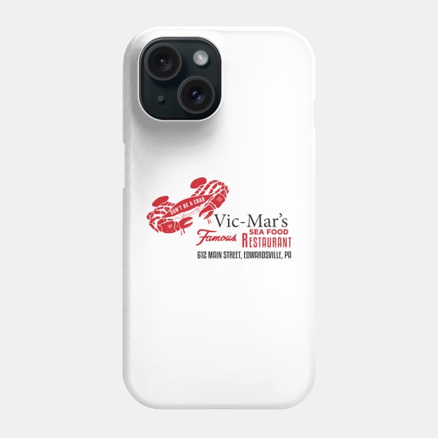 Vic-Mar's Seafood Restaurant, Edwardsville, PA Phone Case by Tee Arcade