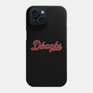 Dbacks Embroided Phone Case