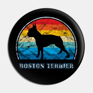 Boston Terrier Vintage Design Dog Pin