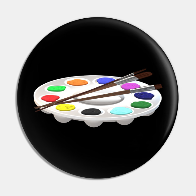 artist palette pin