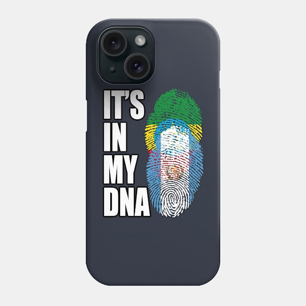 Guatemalan And Ethiopian Mix DNA Flag Heritage Phone Case by Just Rep It!!